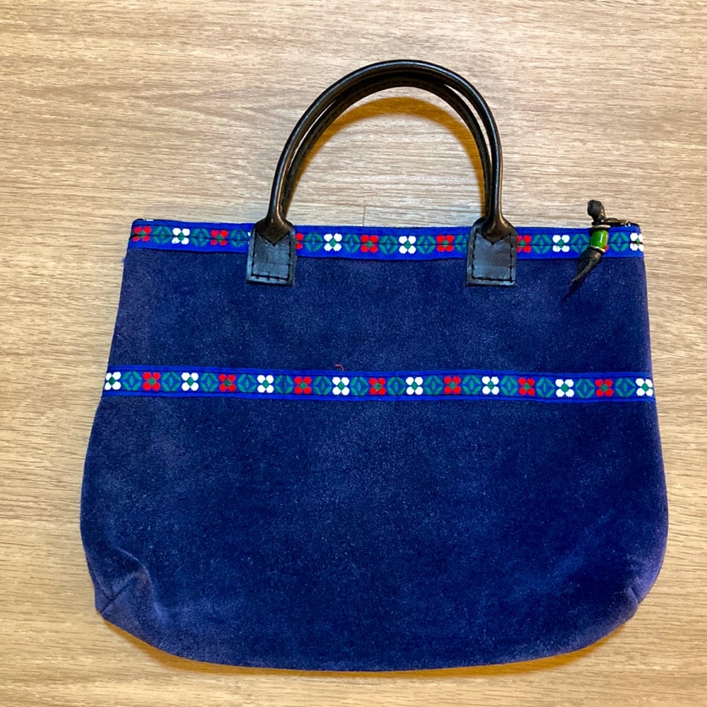 Annabelle Thom suede purse